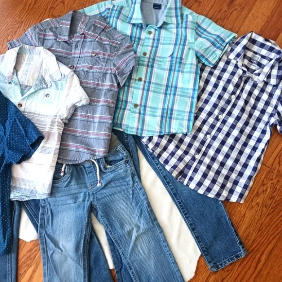 Little Boy's Casual Assorted Mix & Match Clothing, Bundle of 23 Items - Picture 12 of 16